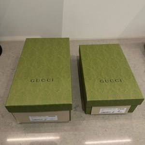 2 Gucci shoe boxes in great conditions